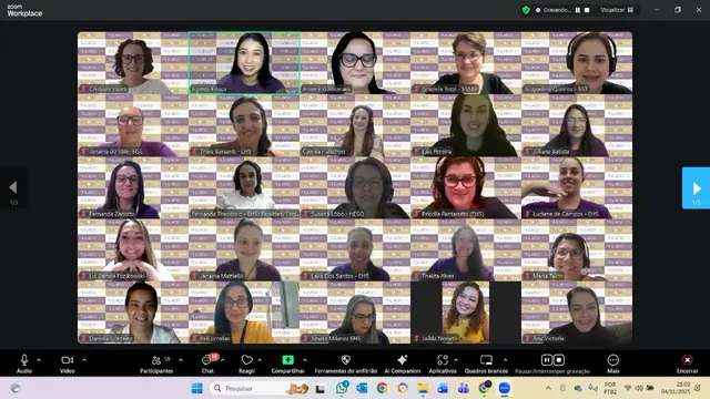 Encontro on-line mensal da Tribo MulherEHS por videochamada