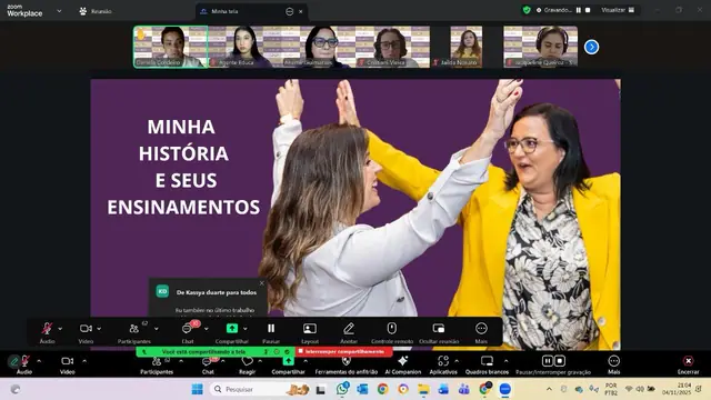 Encontro on-line da Tribo com o tema "Minha história e seus ensinamentos"