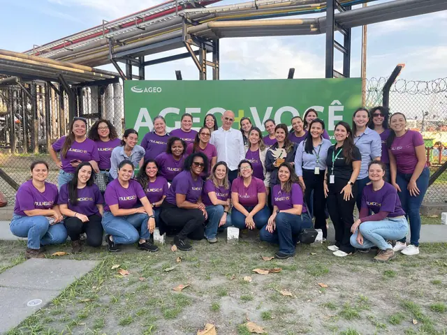 Integrantes da Tribo MulherEHS em visita à Ageo