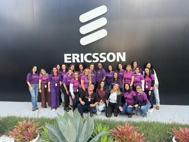 Integrantes da Tribo MulherEHS em visita à Ericsson